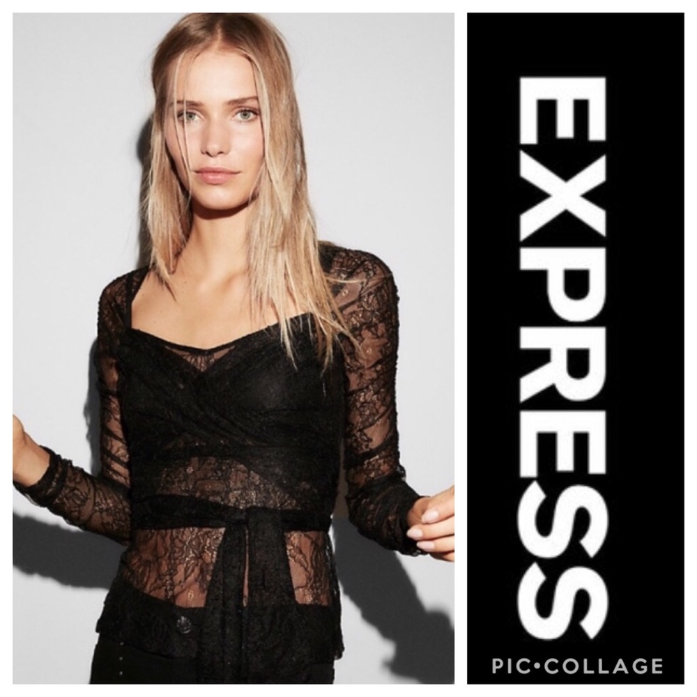 🔥 Sweetheart Neck Lace Blouse